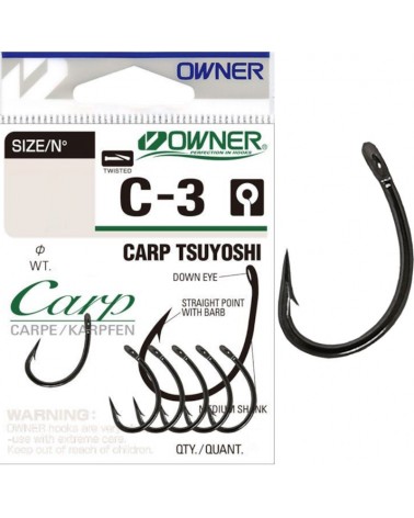 Haczyki Owner C3 Carp Tsuyoshi Nr 6 7szt.