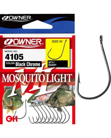 Haczyki Owner 4105 BC Mosquito Light Nr 8 11szt.