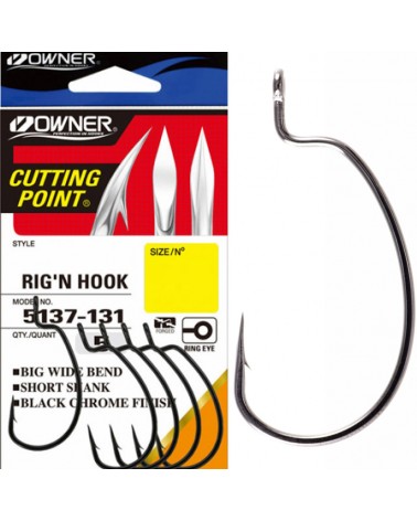 Haczyki Owner 5137 Rig'N Hook Nr 2 6szt.