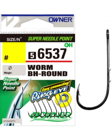 Haczyki Owner 56537 Worm BH-Round Nr 10 10szt.