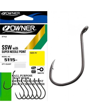 Haczyki Owner 5115 Carp OH SSW Nr 5/0 4szt.