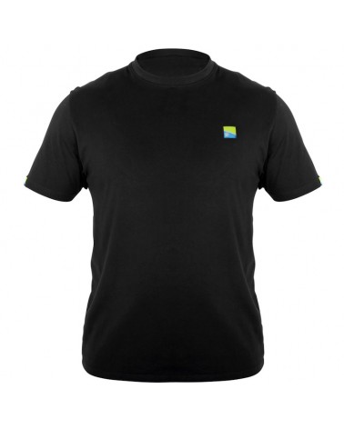 Koszulka Wędkarska Preston Lightweight Black T-Shirt Czarna XXLarge