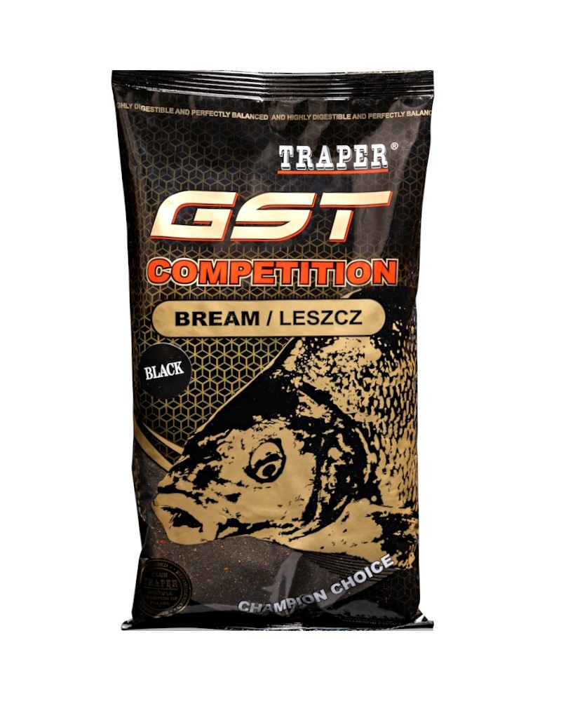 Zanęta Zawodnicza Traper GST Competition Leszcz Czarny Bream Black 1kg