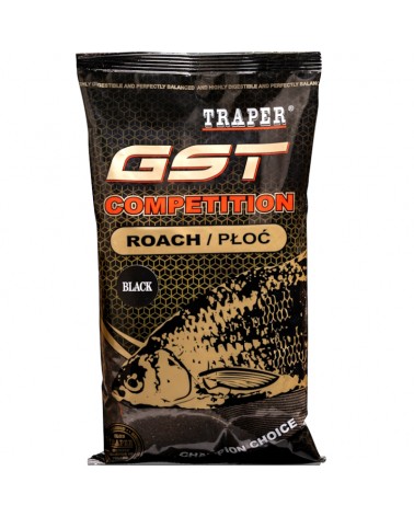 Zanęta Zawodnicza Traper GST Competition Płoć Czarna Roach Black 1kg