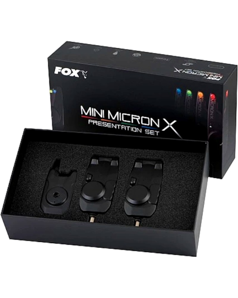 Zestaw Sygnalizatorów Brań Z Centralką Fox Mini Micron X 2 Rod Set
