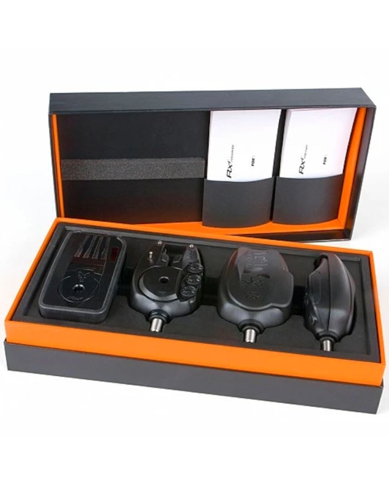 Zestaw Sygnalizatorów Brań Z Centralką Fox RX+ Micron 3 Rod Presentation Set