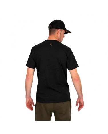 Koszulka Wędkarska Fox Collection T-Shirt Black/Orange S