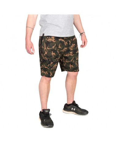 Spodenki Wędkarskie Dresowe Fox Camo LW Jogger Shorts Medium
