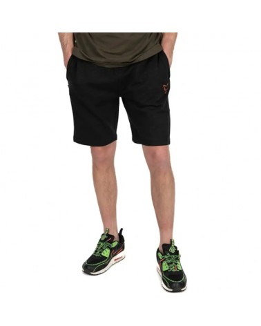 Spodenki Wędkarskie Dresowe Fox Collection LW Jogger Short Black/Orange Medium