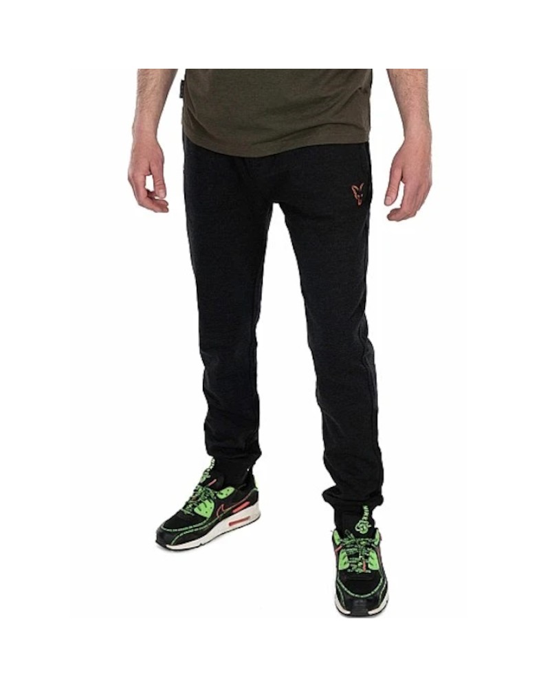 Spodnie Wędkarskie Dresowe Fox Collection LW Jogger Black/Orange XL