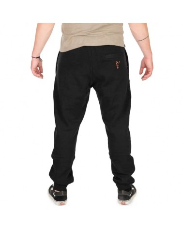 Spodnie Wędkarskie Dresowe Fox Collection Jogger Black/Orange Small