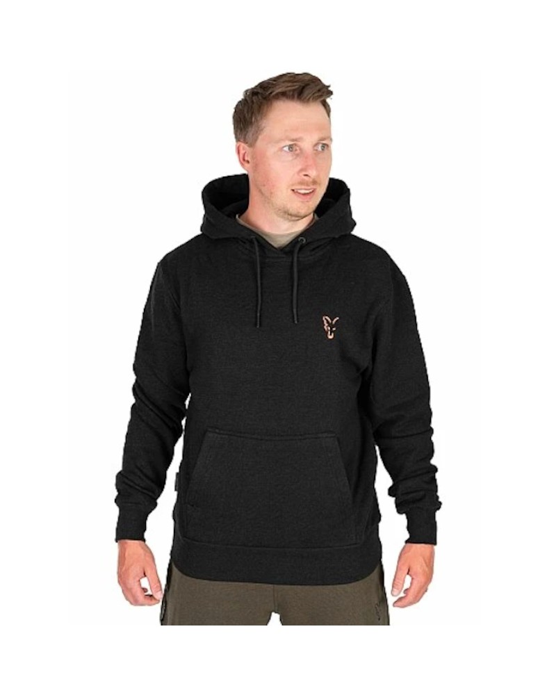 Bluza Wędkarska Z Kapturem Fox Collection Hoody Black/Orange XXXL