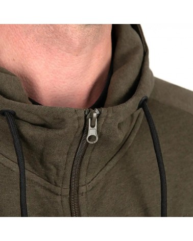 Bluza Wędkarska Z Kapturem Rozpinana Fox Collection LW Hoody Green Black