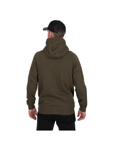Bluza Wędkarska Z Kapturem Rozpinana Fox Collection LW Hoody Green Black