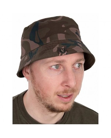 Kapelusz Wędkarski Fox Khaki Camo Reversible Bucket Hat Dwustronny