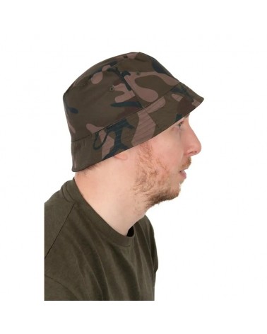Kapelusz Wędkarski Fox Khaki Camo Reversible Bucket Hat Dwustronny