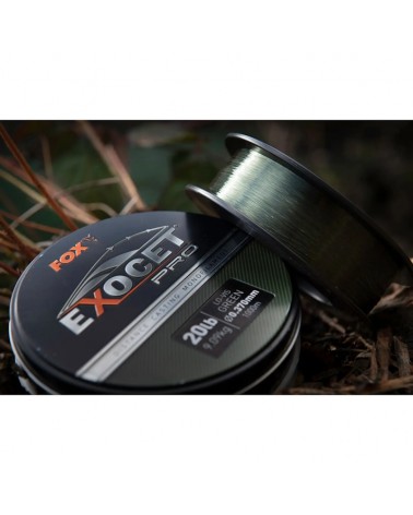 Żyłka Karpiowa Fox Exocet Pro Lo-Vis Green 0.35mm 18lb 8.18kg 1000m
