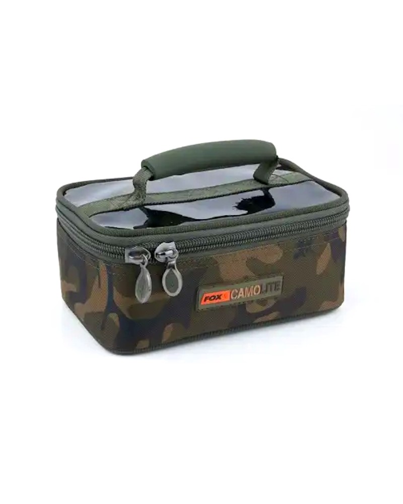 Torba Organizer Na Ciężarki Karpiowe Fox Camolite Rigid Lead And Bits Bag 23x15x10cm