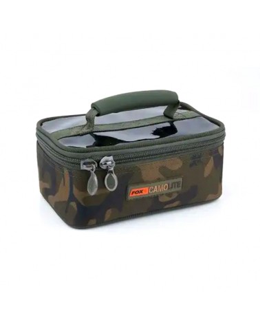 Torba Organizer Na Ciężarki Karpiowe Fox Camolite Rigid Lead And Bits Bag 23x15x10cm