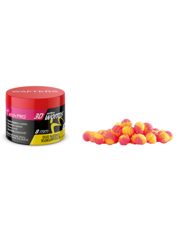 Dumbells MatchPro 3D Worms Wafters Duo Sweetcorn Słodka Kukurydza 8mm 20g