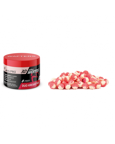 Dumbells MatchPro 3D Worms Wafters Duo Shrimp Krewetka 8mm 20g