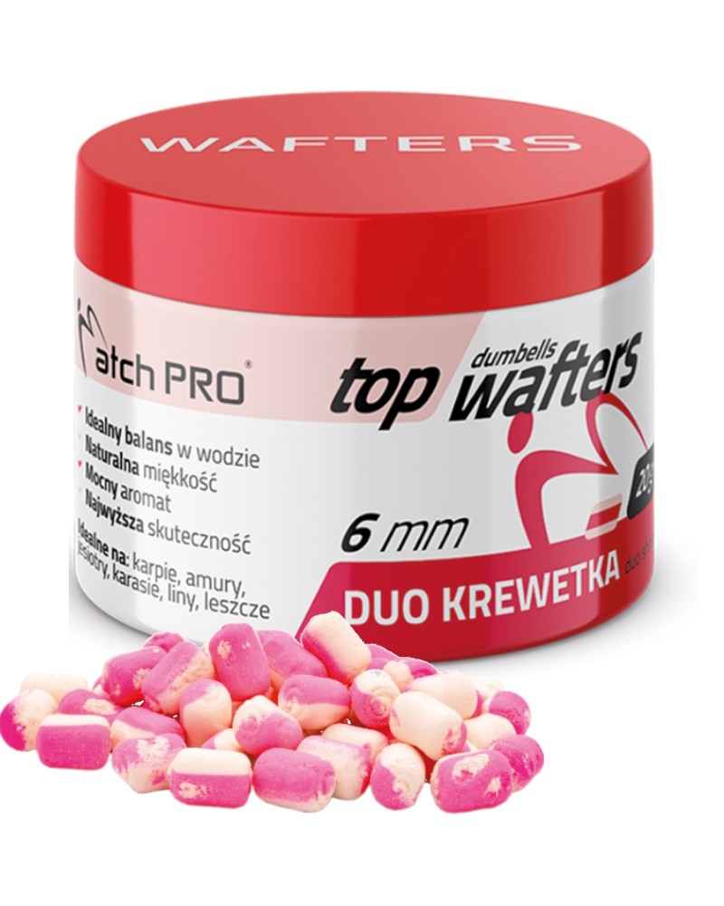 Top Dumbells MatchPro Wafters Duo Shrimp Krewetka 6mm 20g
