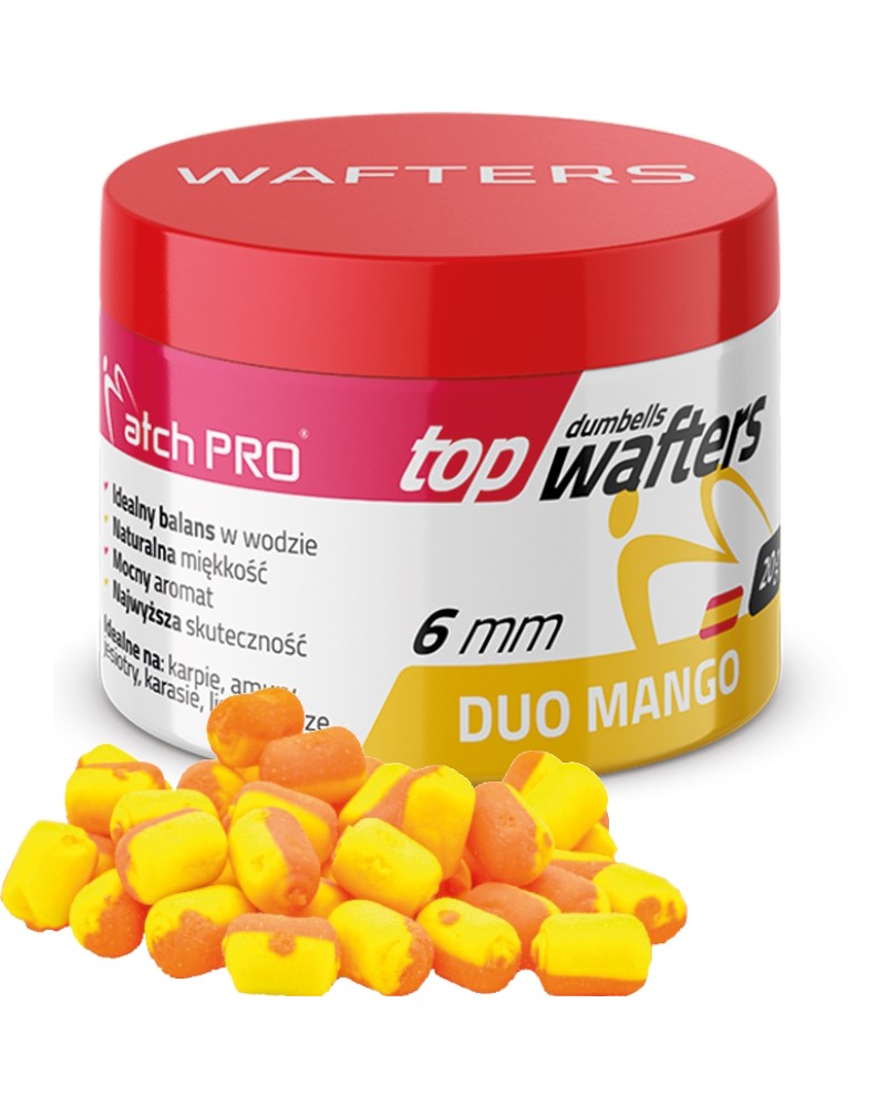 Top Dumbells MatchPro Wafters Duo Mango 6mm 20g
