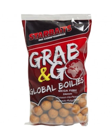 Kulki Proteinowe Starbaits Grab&Go Global Mega Fish Ryba 24mm 1kg