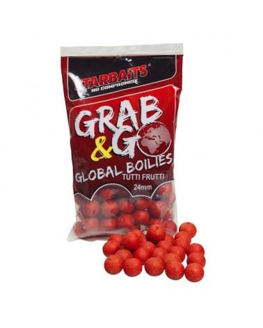 Kulki Proteinowe Starbaits Grab&Go Global Tutti Frutti Owoce 24mm 1kg