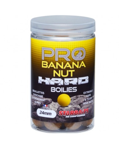 Kulki Haczykowe Starbaits Probiotic Pro Banana Nut Hard Boilies 24mm 200g