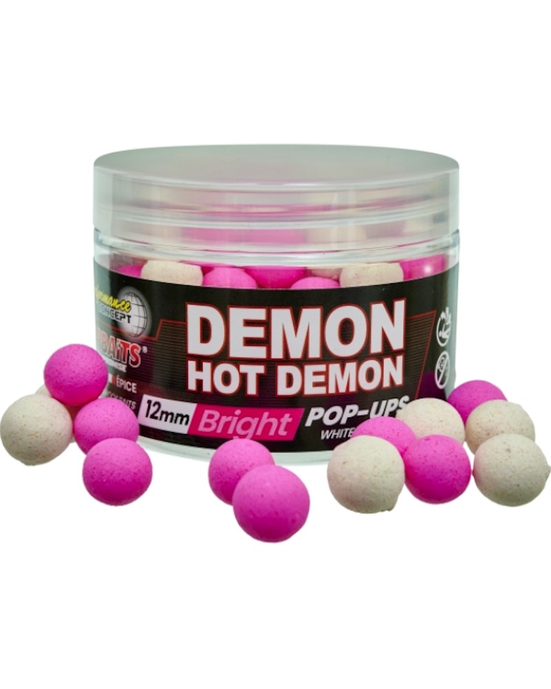 Kulki Haczykowe Starbaits Performance Concept Demon Hot Demon Bright Pop Up 12mm 50g