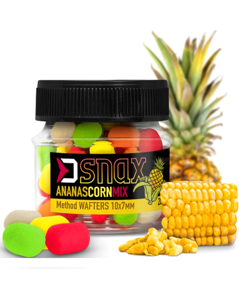 Przynęta Method Feeder Mix Delphin D Snax Waft Kukurydza-Ananas 10x7mm 20g