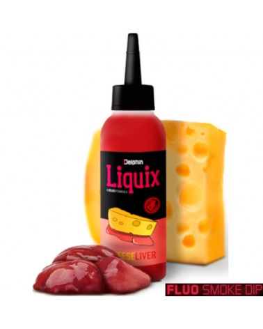 Dip Method Feeder Fluo Delphin D SNAX LiquiX Ser-Wątroba 100ml