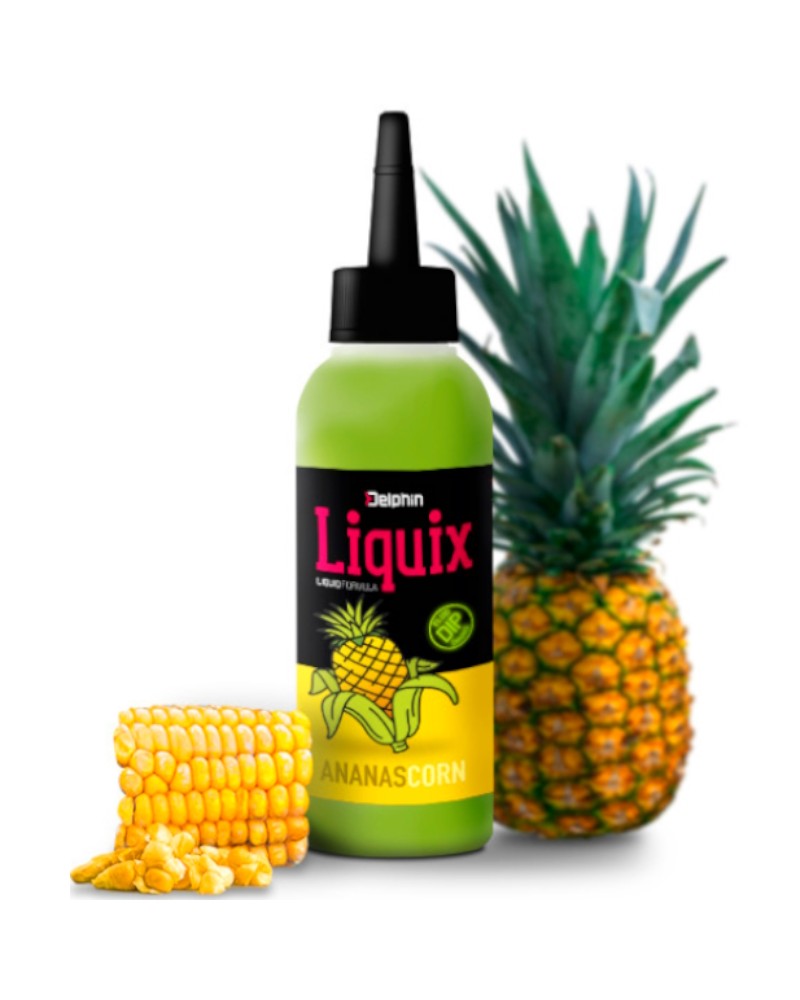 Dip Method Feeder Fluo Delphin D SNAX LiquiX Kukurydza-Ananas 100ml