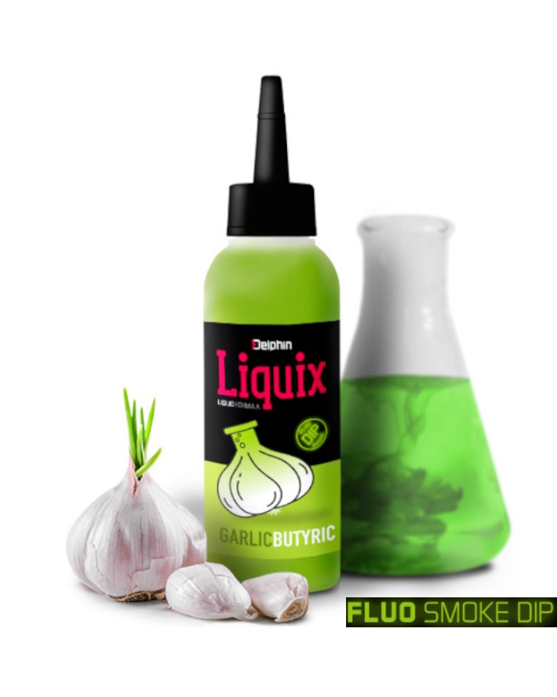 Dip Method Feeder Fluo Delphin D SNAX LiquiX Czosnek-Kwas Masłowy 100ml