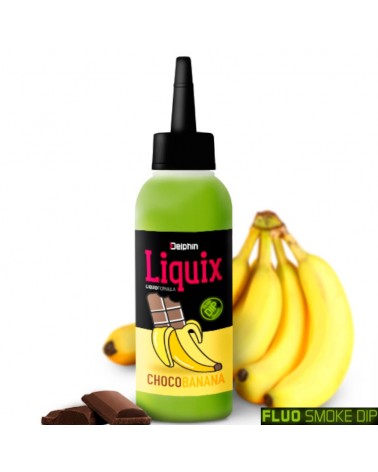 Dip Method Feeder Fluo Delphin D SNAX LiquiX Czekolada-Banan 100ml
