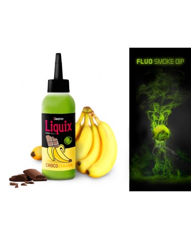 Dip Method Feeder Fluo Delphin D SNAX LiquiX Czekolada-Banan 100ml