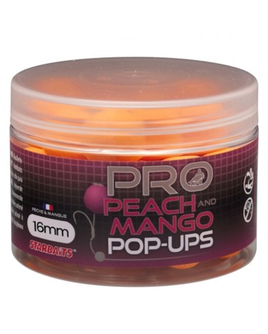 Kulki Haczykowe Starbaits Probiotic Peach Mango Pop Up 16mm 50g