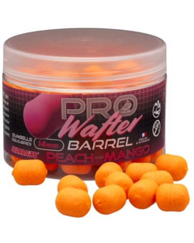 Kulki Haczykowe Starbaits Probiotic Peach Mango Barrel Wafter 14mm 50g