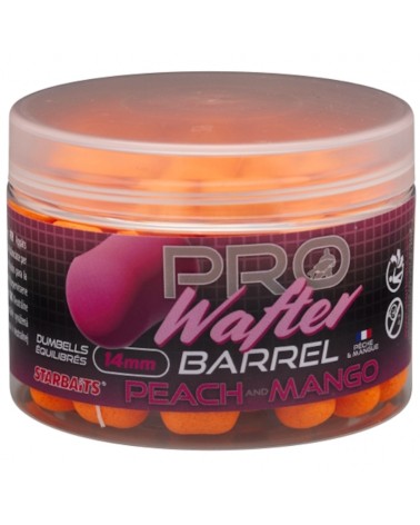 Kulki Haczykowe Starbaits Probiotic Peach Mango Barrel Wafter 14mm 50g