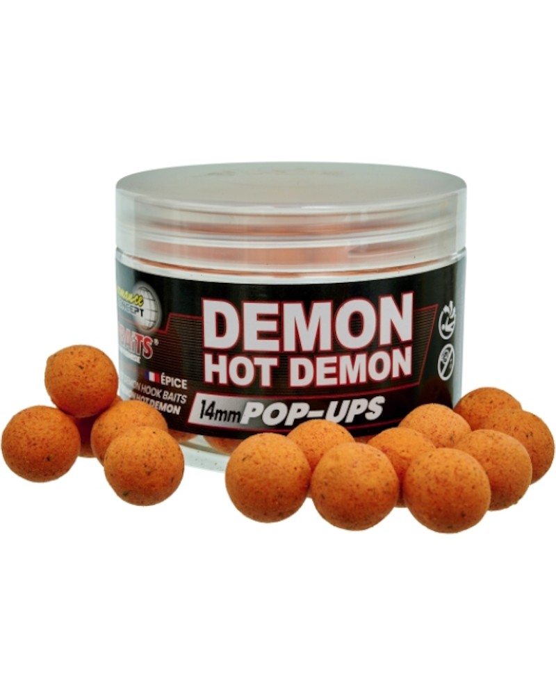 Kulki Haczykowe Starbaits Performance Concept Demon Hot Demon Pop Up 14mm 50g