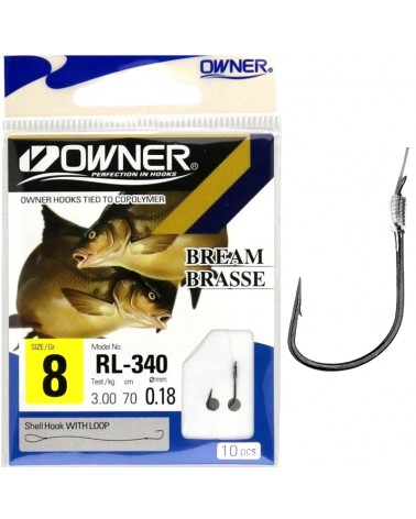 Haczyki Z Przyponem Owner RL340 Chinta