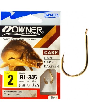 Haczyki Z Przyponem Owner RL345 Chinu