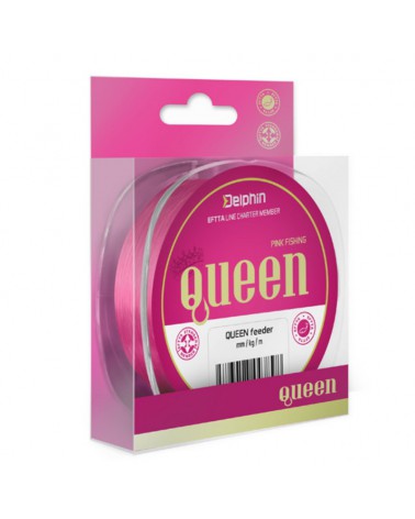 Żyłka Gruntowa Delphin Queen Carp Różowa Pink 0.18mm 2.7kg 300m