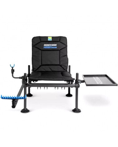 Krzesło Wędkarskie Preston Ignition Feeder Chair Combo + Zestaw Akcesoriów
