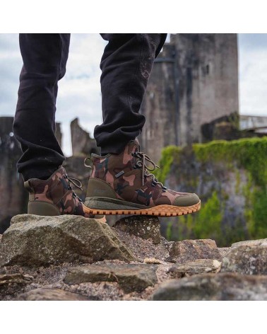 Buty Wędkarskie Fox Khaki Camo Mid Boot V2