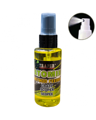 Atraktor Zapachowy W Sprayu Traper Atomix Method Feeder Crazy Scopex 50ml 50g