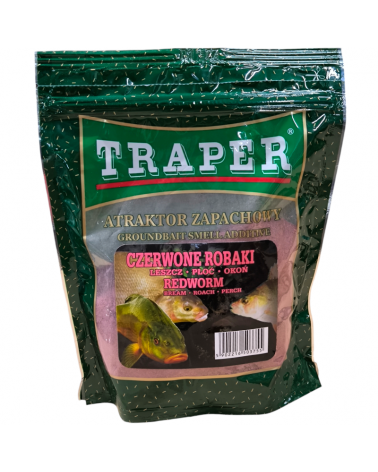 Atraktor Zanętowy Traper Czerwone Robaki 250g