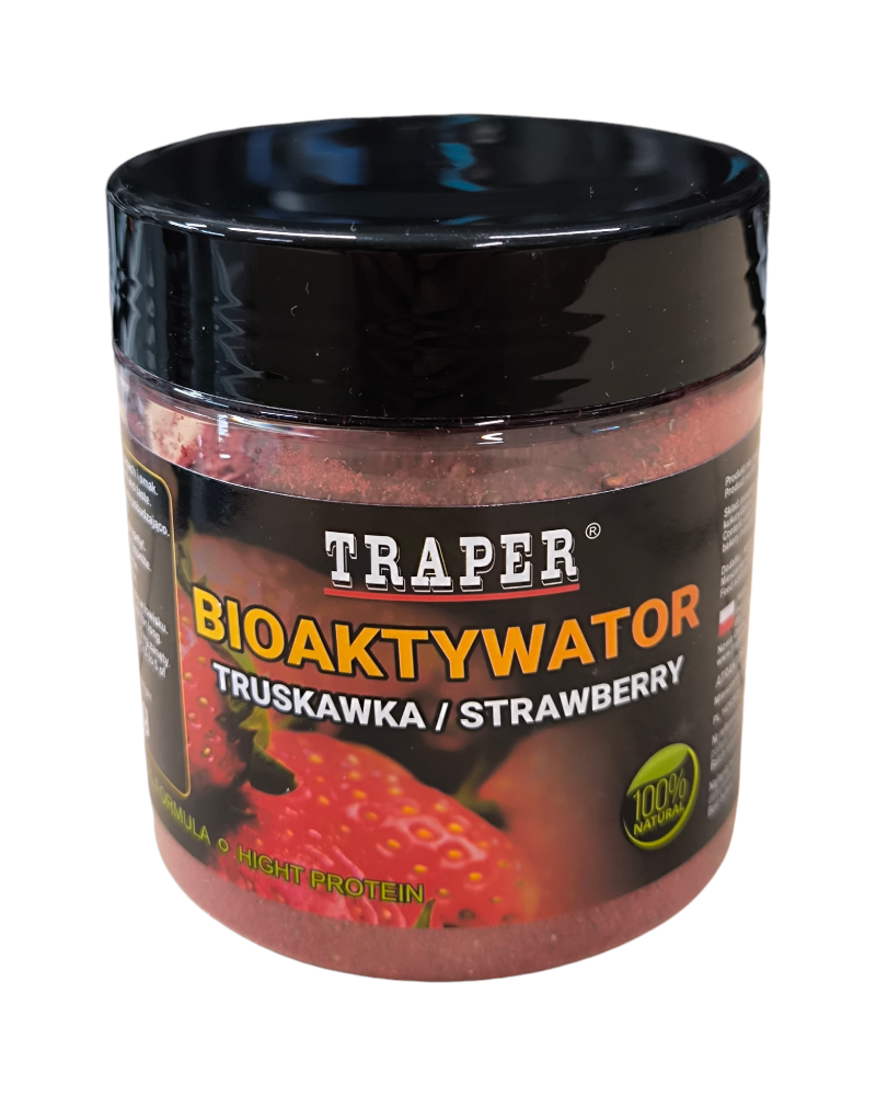 Bioaktywator Zanętowy Traper Truskawka Strawberry 300g