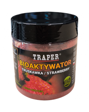 Bioaktywator Zanętowy Traper Truskawka Strawberry 300g